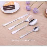 Classical 18/0 Stainless Steel Cutlery set nice silver gold cutlery for restaurant weeding hotel gift