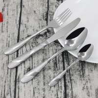 2019 high quality silver stainless steel cutlery set used for home,restaurant and hotel,fork and spoon set