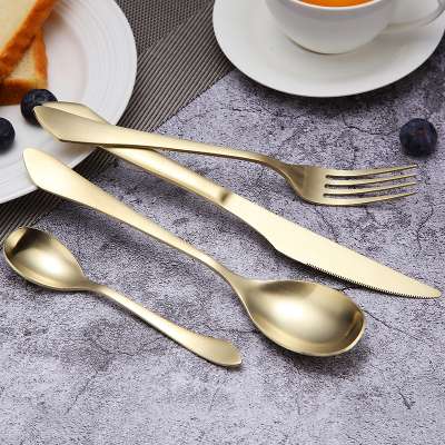 Best home hotel restaurant stainless steel cutlery flatware silverware in stock