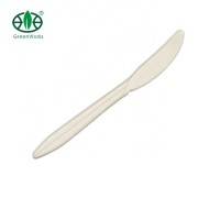 2020 Hot Selling Disposable 6 inches Knife Bagged disposable forks corn starch cutlery sets